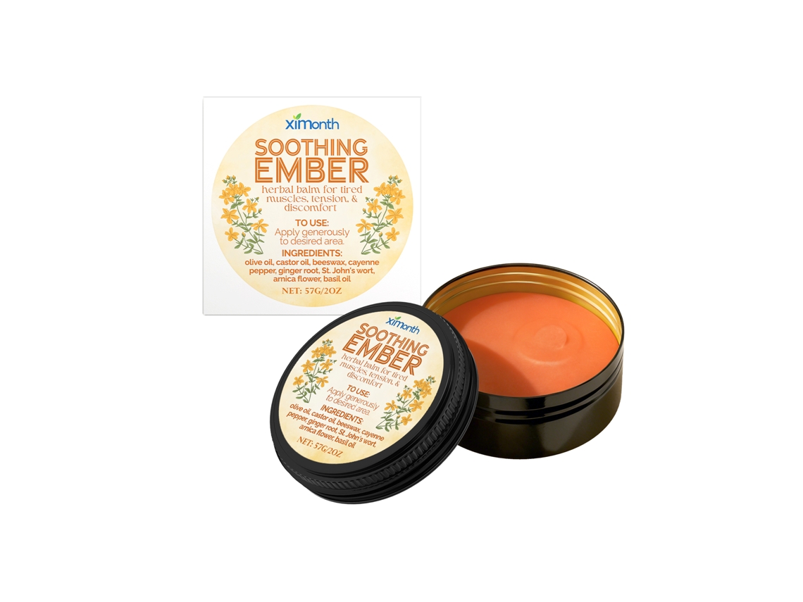Crema herbal calmante para el cuidado de la piel