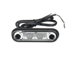 Luces De Posición Led Empotradas Blancas De 12 V/24 V, 2 Unidades, Luces De Señalización Lateral, Barra Kelsa