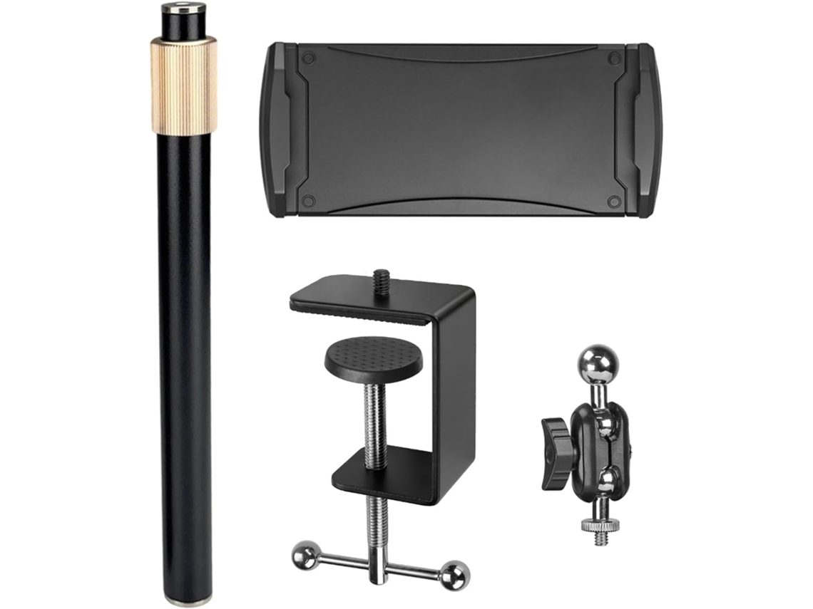 Soporte Telescópico Flexible De Metal Para Varillas, Apto Para Dispositivos De 22,9 A 38,1 Cm.