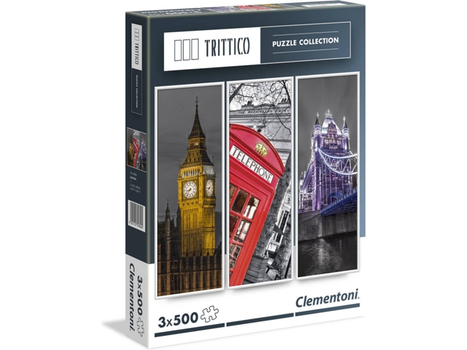 Puzzle CLEMENTONI London - Trittico (1500 Piezas)