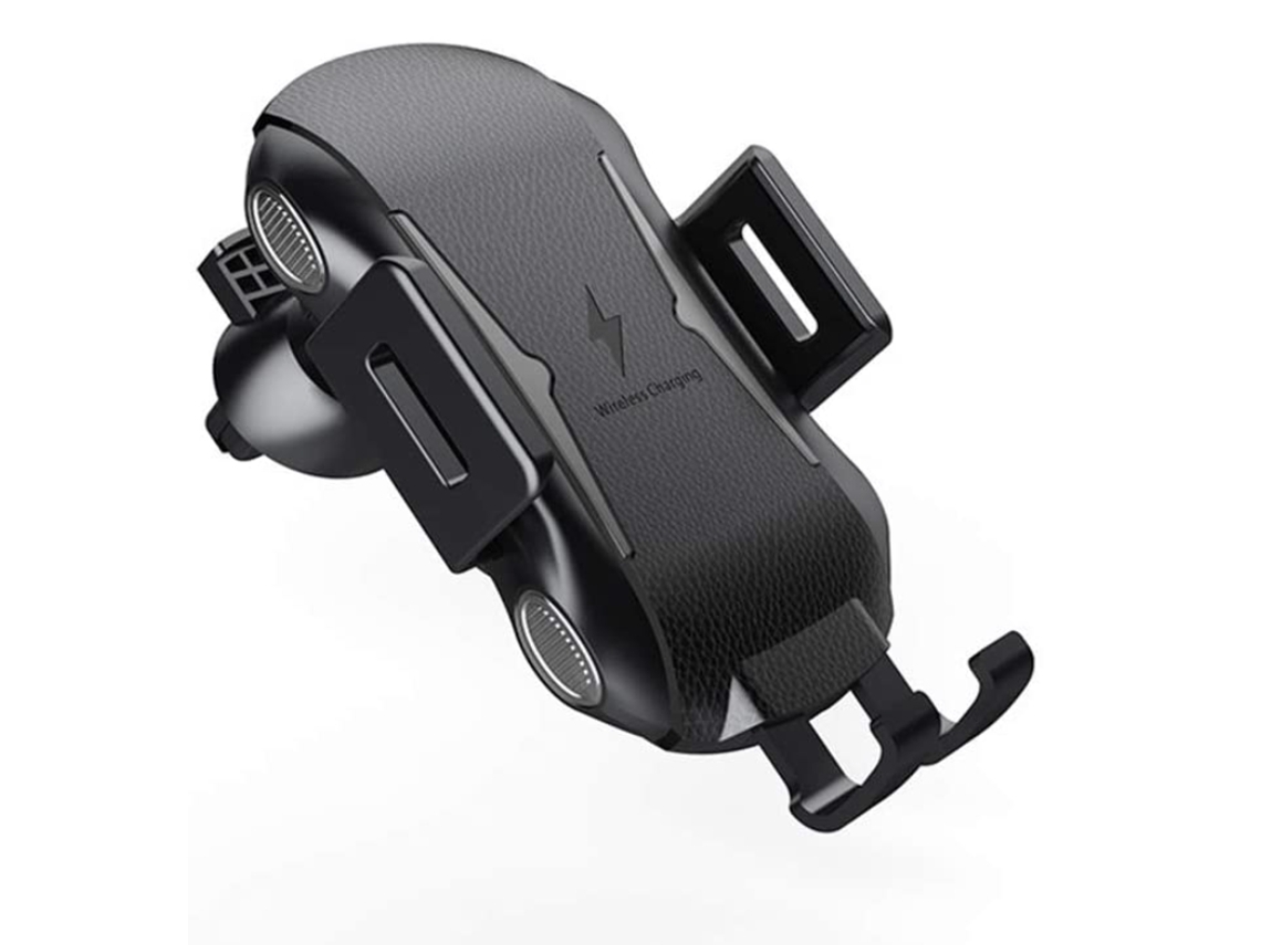 Cargador Carro Sem Qi Fixação Carregamento YIZHOOD Nylon Negro
