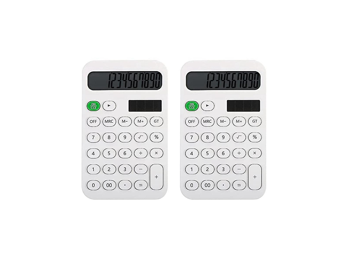 Calculadora de llavero con campanas. Calculadora con pantalla LCD grande de 8 dígitos para mochilas, bolsos y bolsillos. Everley891