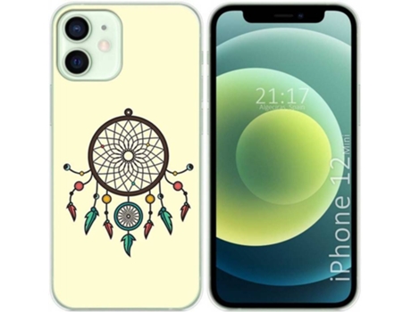 Carcasa iPhone 12 Mini (5.4) TUMUNDOSMARTPHONE Atrapasueños Multicolor