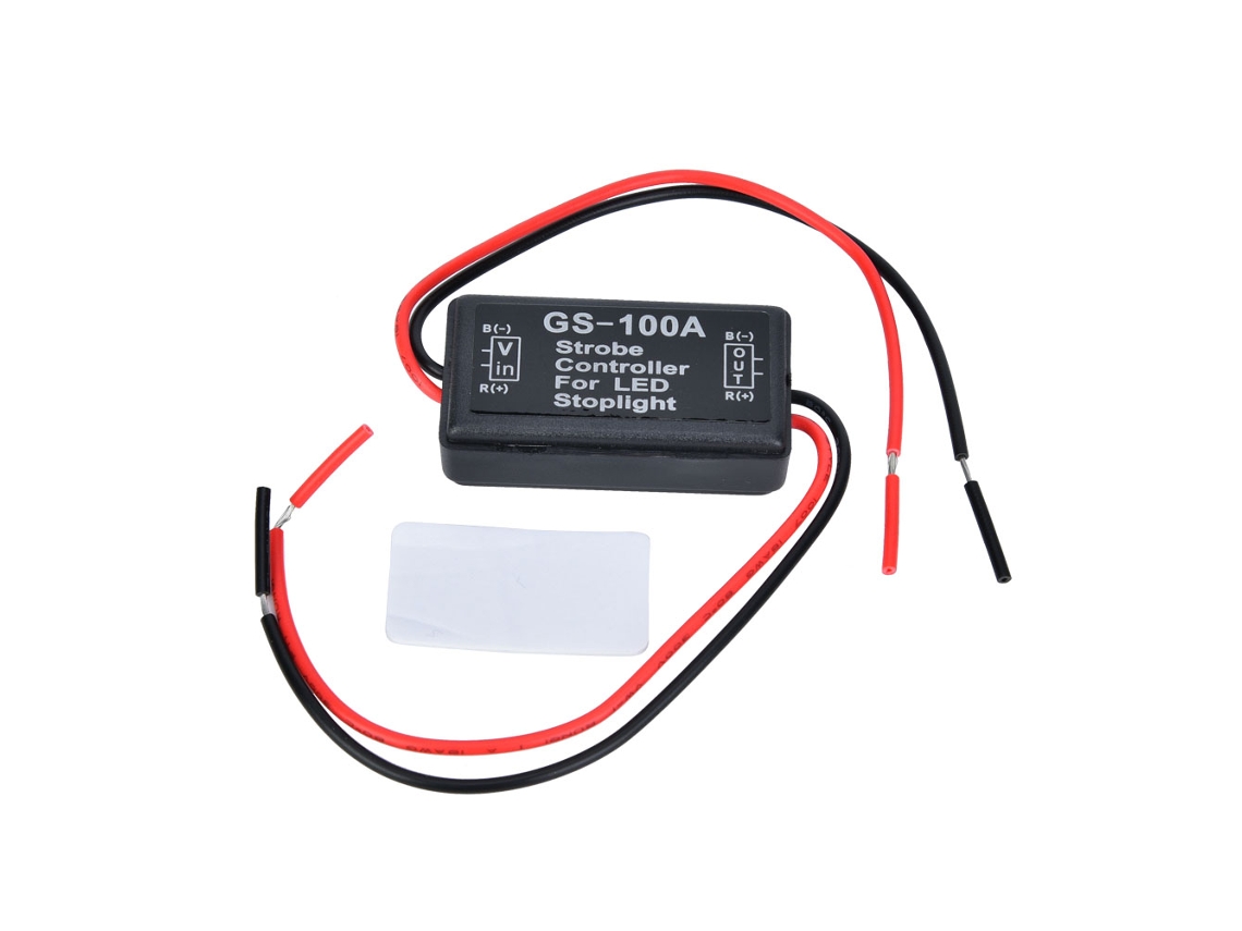 Módulo Controlador De Luz Estroboscópica Para Freno De Vehículo 12~24vdc Con Relé