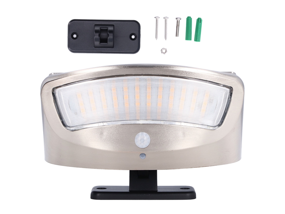 2026-lámpara Solar De Pared Super Brillante 4 Modos 600lm Con Sensor De Movimiento Para Jardín Exterior