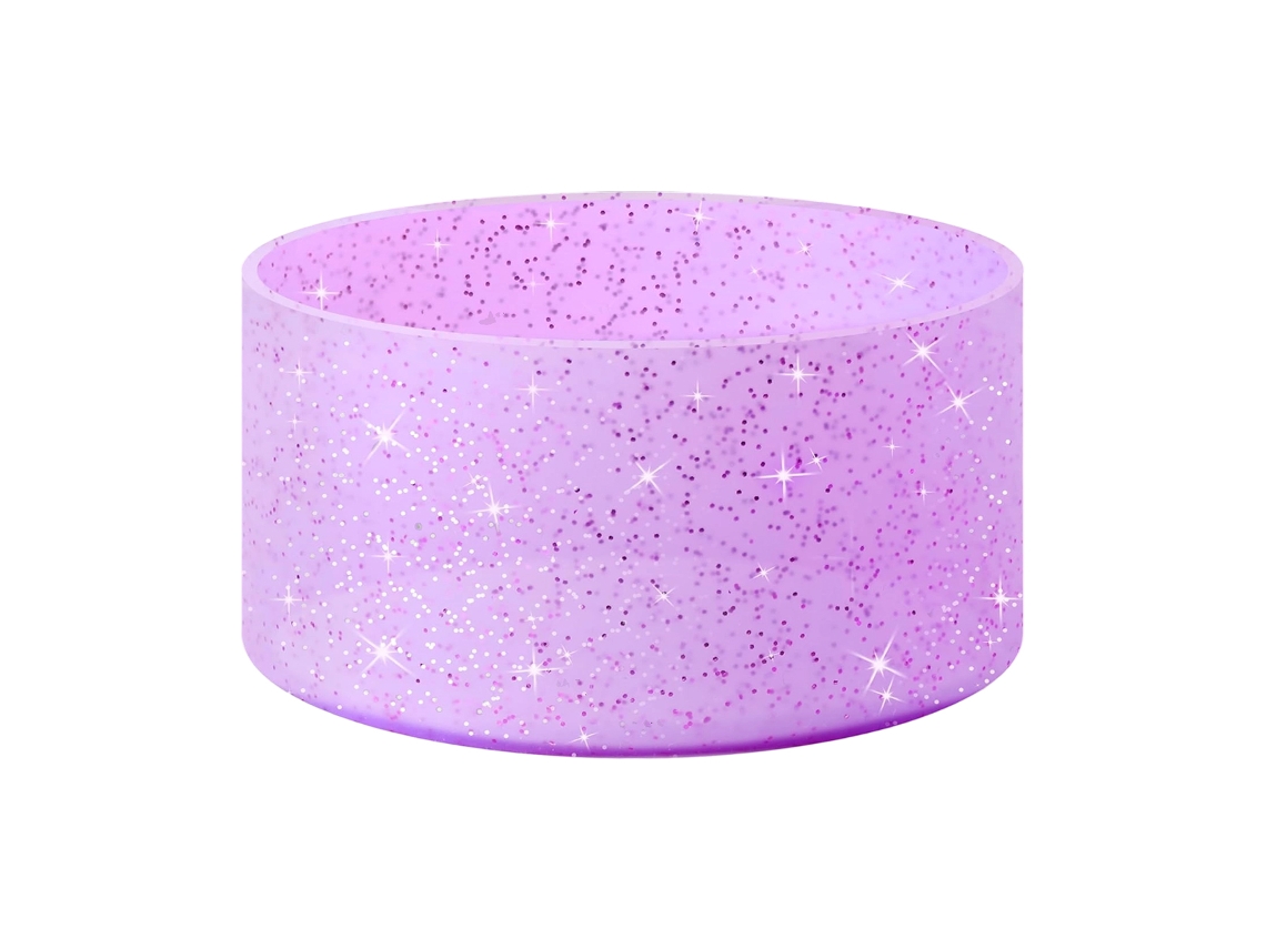 JILLIOPER Set de vasos térmicos de silicona antideslizante, alta temperatura, set de vasos de 7,5 cm y 9 cm con base de silicona