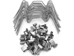 100 Clip De Acero Inoxidable Para Invernadero Clips W Y Z Para Fijar Paneles De Vidrio Accesorios Necesarios
