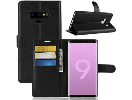 Carcasa Samsung Galaxy Note 9 Multi4you Libro Cartera Negro