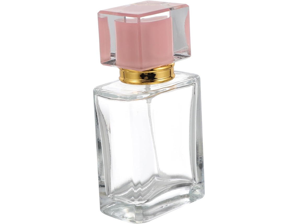 Frasco De Perfume Recargable Con Pulverizador De Niebla Fina, Pequeño Frasco De Vidrio Transparente.