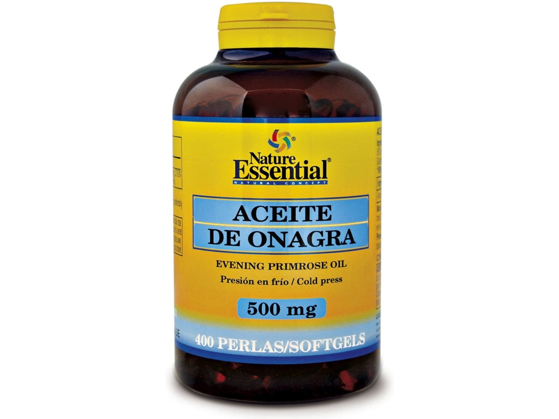 Complemento Alimentar NATURE ESSENTIAL Aceite De Onagra 500 Mg 10% Gla 400 (100 g)