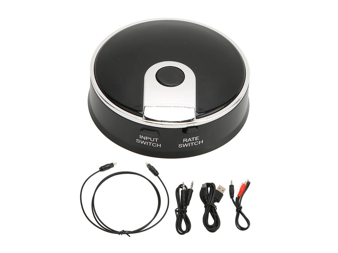 Transmisor Bluetooth De 3,5 Mm Con Soporte Para 2 Dispositivos Simultáneos. Adaptador De Audio Inalámbrico.