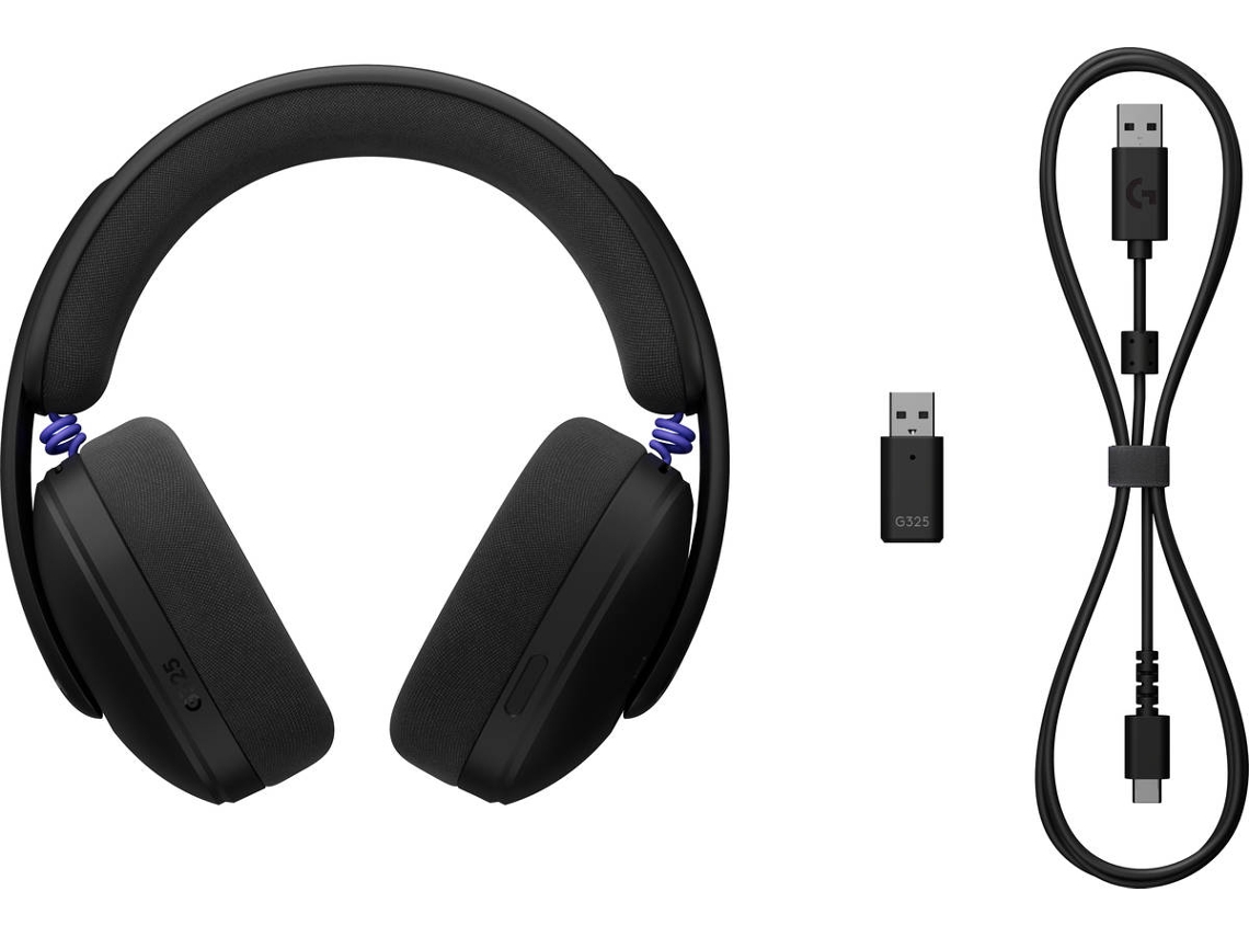Auriculares Gaming LOGITECH G325 Lightspeed (Inalámbricos - Negro)