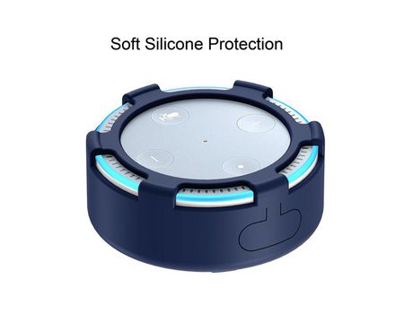 Carcasa de Silicone para Amazon echo dot 2 Azul