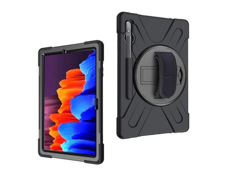 Carcasa de Silicone para Samsung Galaxy Tab s7 plus Negro