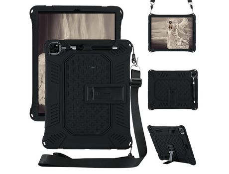 Carcasa de Silicone para iPad Pro 12.9 (2020)/iPad Pro 12.9 (2018) Negro