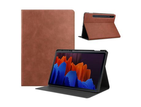 Carcasa para Samsung Galaxy Tab s7 plus Marrón