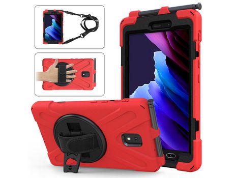 Carcasa de Silicone para Samsung Galaxy Tab active 3 t570/t575/t575n/t577 Rojo