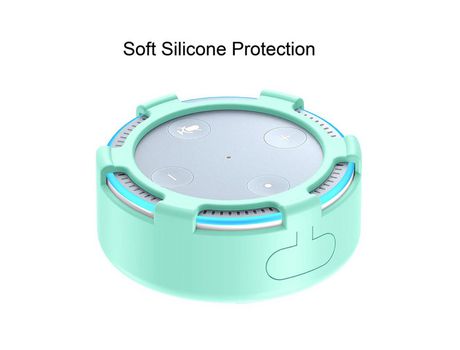 Carcasa de Silicone para Amazon echo dot 2 Verde