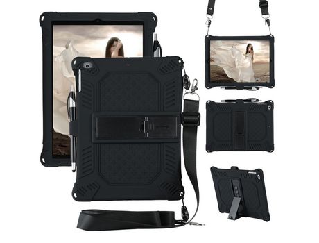 Carcasa de Silicone para iPad 9.7 (2018)/iPad 9.7 (2017)/iPad 5/iPad 6 Negro