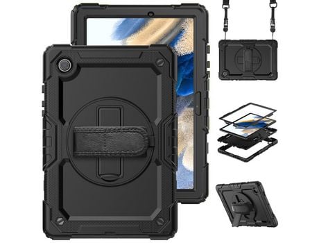 Carcasa de Silicone para Samsung Galaxy Tab a8 10.5 (2021) wi-fi sm-x200/lte sm-x205 Negro