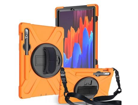 Carcasa de Silicone para Samsung Galaxy Tab s7 t870/t875 Laranja