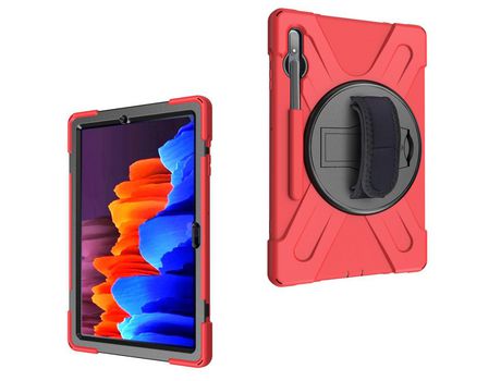 Carcasa de Silicone para Samsung Galaxy Tab s7 plus Rojo