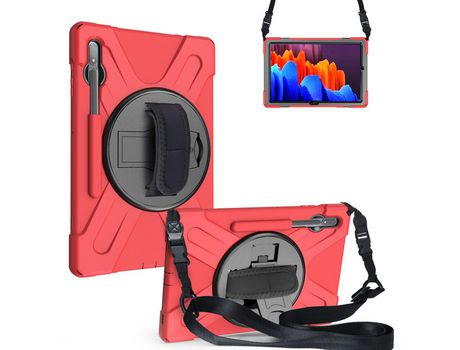 Carcasa de Silicone para Samsung Galaxy Tab s7 plus Rojo
