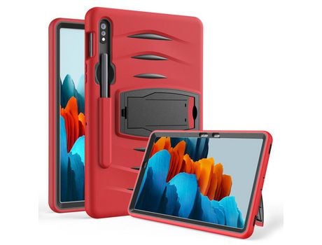 Carcasa de Silicone para Samsung Galaxy Tab s7 t870/t875 Rojo