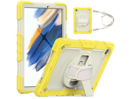 Carcasa de Silicone para Samsung Galaxy Tab a8 10.5 (2021) wi-fi sm-x200/lte sm-x205 Amarillo