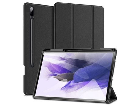 Carcasa para Samsung Galaxy Tab s7 plus/s8 plus/s7 fe Negro