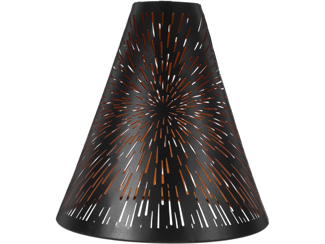 Lámpara De Mesa En Hierro Cm Diseño Negro Y Dorado Uso