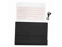 Teclado Inalámbrico Bluetooth Con Diseño De Corte Profundo Y Funda Protectora Para Lenovo Xiaoxin P11 Tb J606f (negro)
