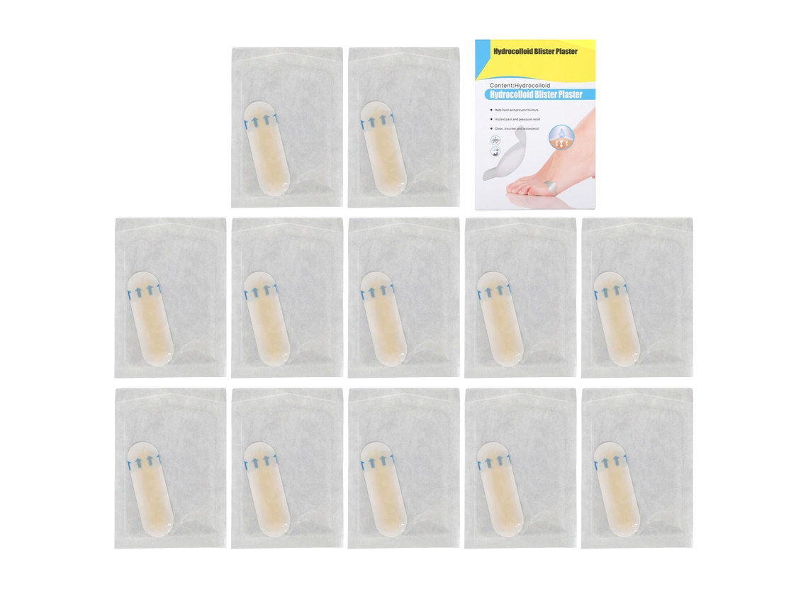 12 Parches De Gel Para El Talón Para Aliviar Las Ampollas Y Proteger Los Pies.