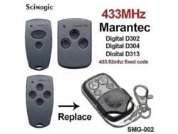 2026-control Remoto Marantec 4ch 868/433mhz Para Abertura De Portão Garagem D302 D304 D313