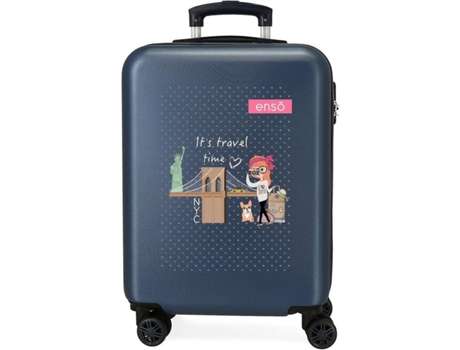Maleta de Cabina ENSO Travel Time Azul (38x55x20cm - 35 L)