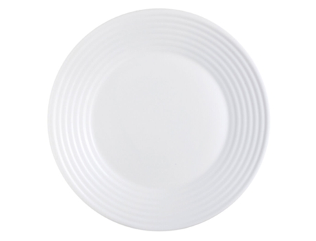 Plato LUMINARC (Blanco - Vidrio)