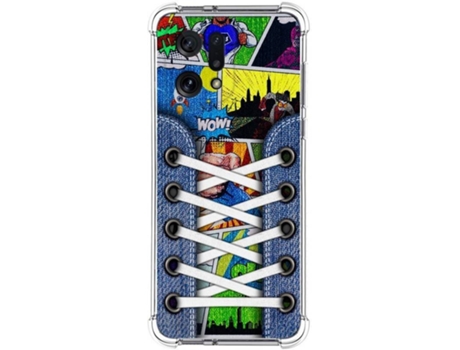 Carcasa para Oppo Find X5 5G TUMUNDOSMARTPHONE Dibujos Antigolpes Zapatillas 14 Multicolor