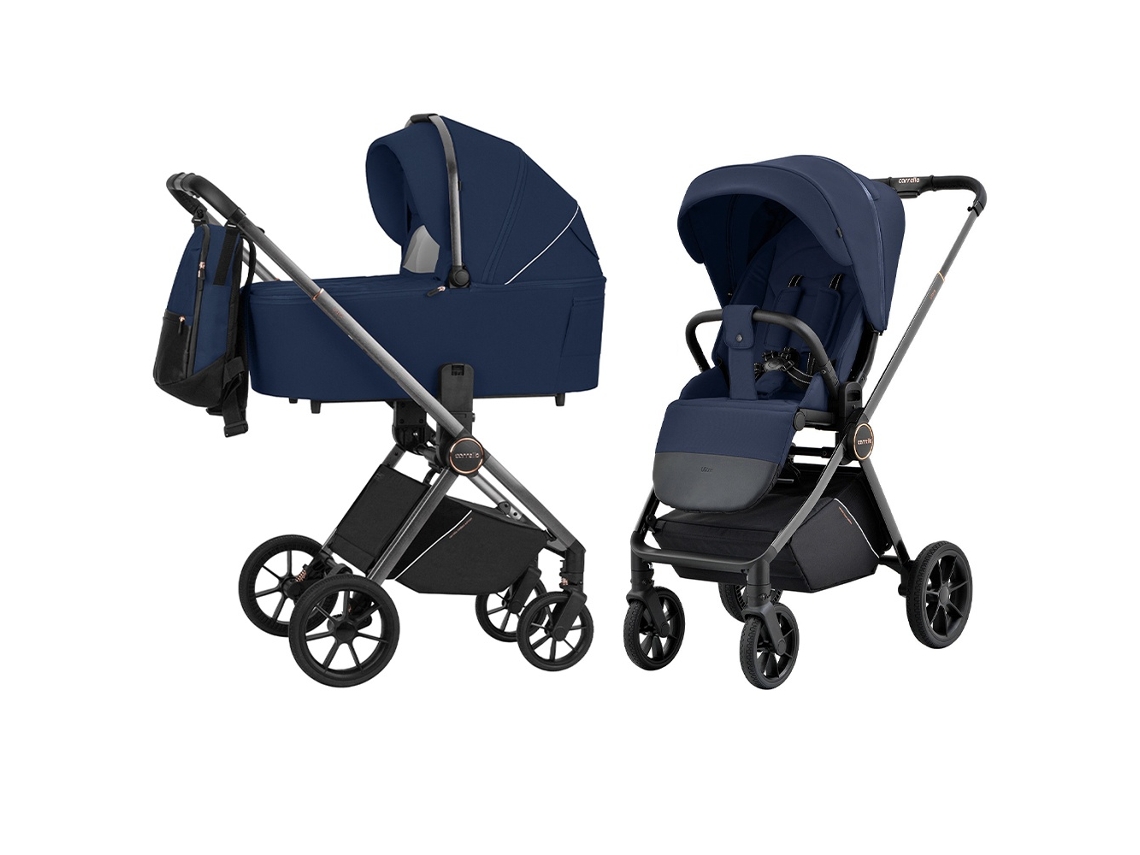 Cochecito De Bebé Carrello Ultra Crl-6525 2 En 1 Morning Blue (asiento Reversible, Suspensión Total)