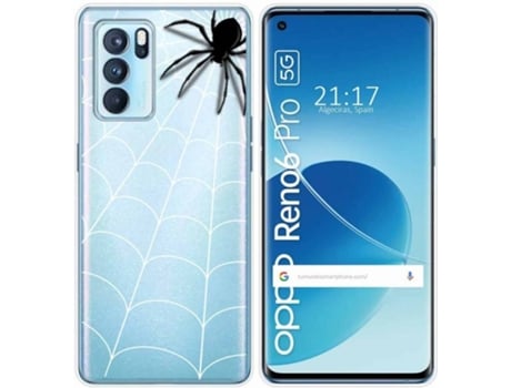Carcasa Oppo Reno 6 Pro 5G TUMUNDOSMARTPHONE Araña Multicolor