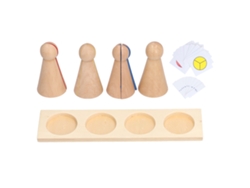 Bj-quebra-cabeça De Madeira De Frações Brinquedo Educativo Matemático Para Desenvolvimento Infantil Profissional