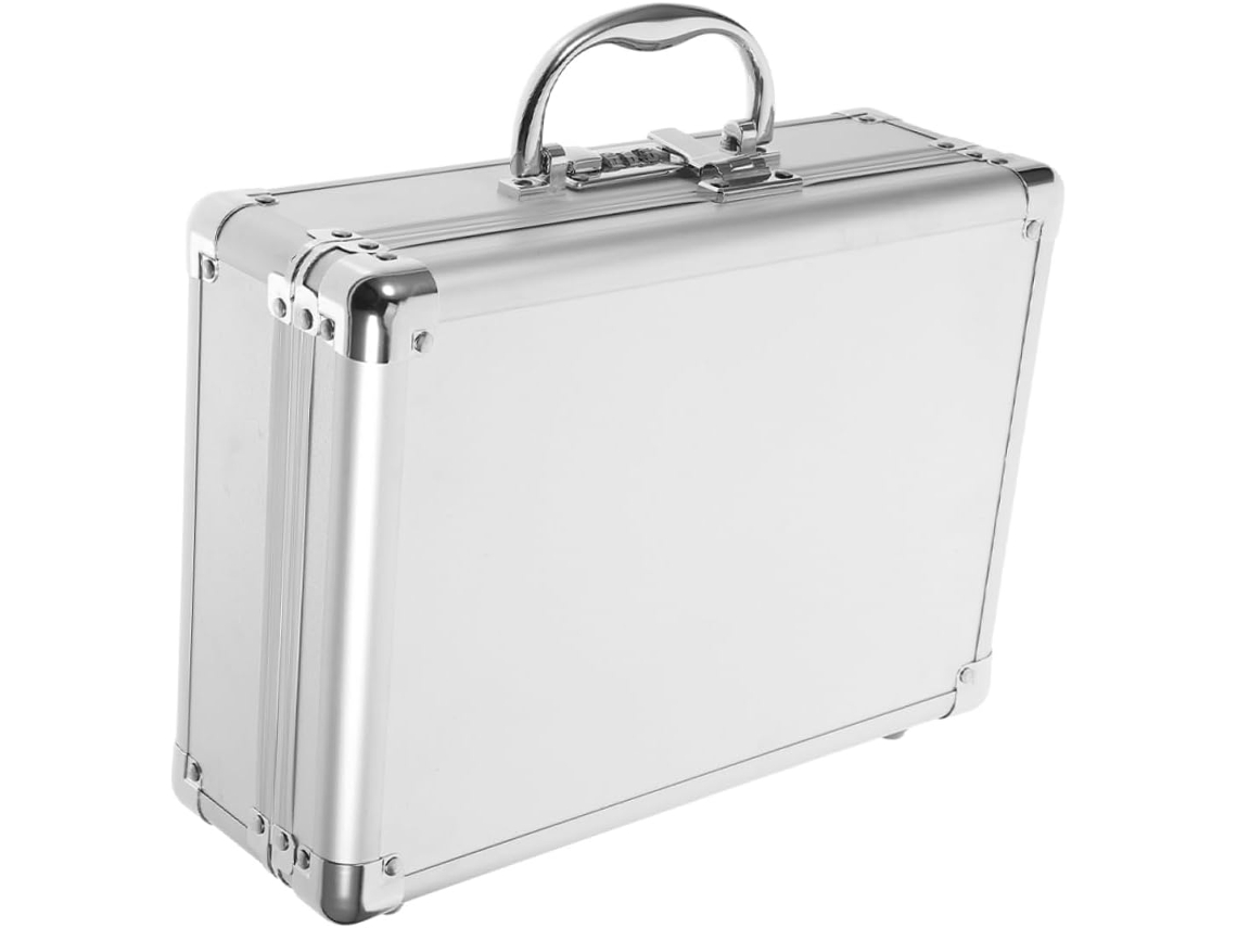Caja de herramientas portátil de aluminio. Slowmoose
