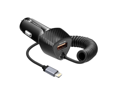 Cargador de Auto FORCELL Carbono