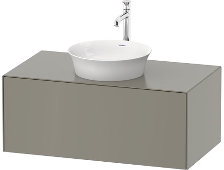 DURAVIT Tulip blanco, mueble de pared, ancho 1000 x fondo 550mm, con 1x extraíble, con tecnología tip-on, WT49760