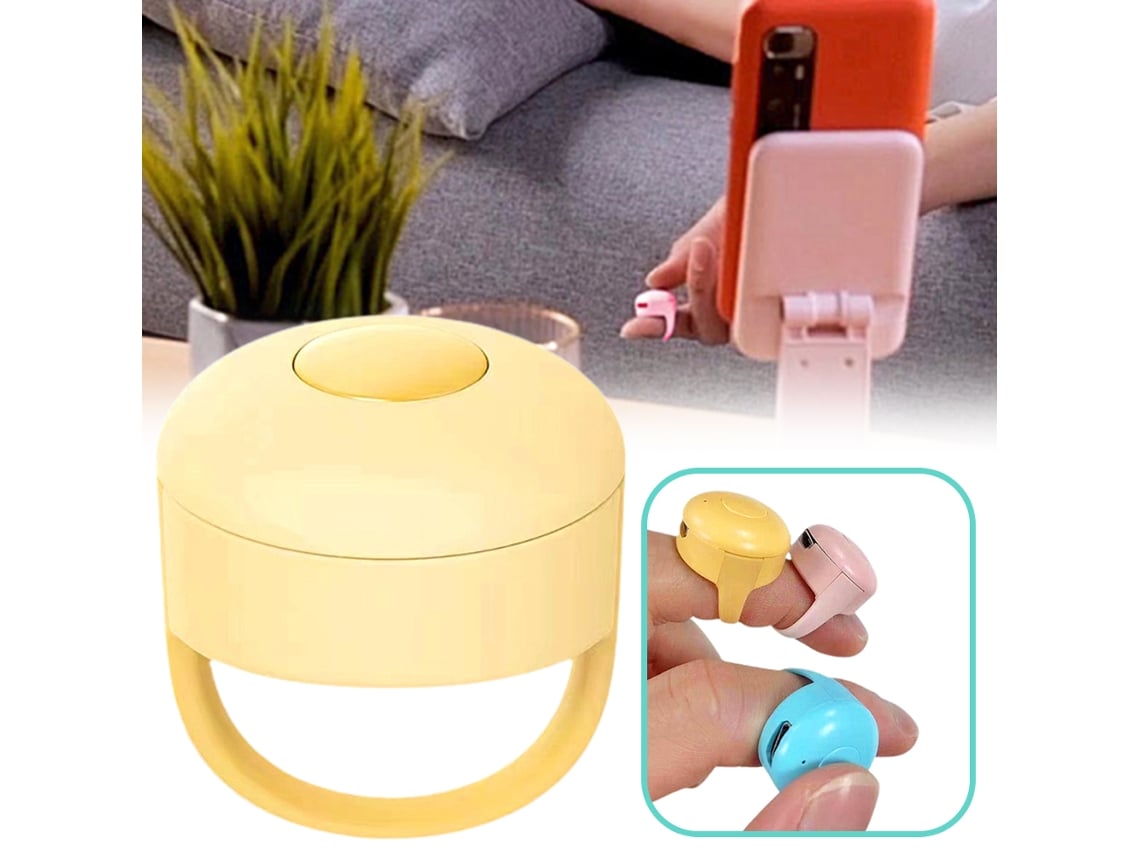 Anillo De Control Bluetooth: Control Remoto De Vídeo Y Teléfono Móvil Desde La Punta De Los Dedos