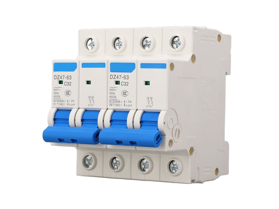 Disyuntor De Interbloqueo Montaje En Rail Din Isolador Protección 2p 32a 400v Interruptor Aire