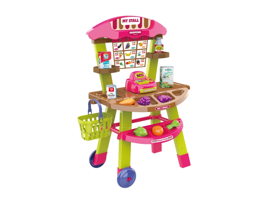 Puesto Del Mercado de Juguete LPM (58x9x43 cm - Edad Mínima Recomendada: 3 años)