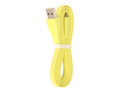 Cable De Carga Usb De Repuesto Duradero Para Logitech Ue Wonderboom Boom Megaboom De 1,2 M, Color Amarillo Fluorescente.