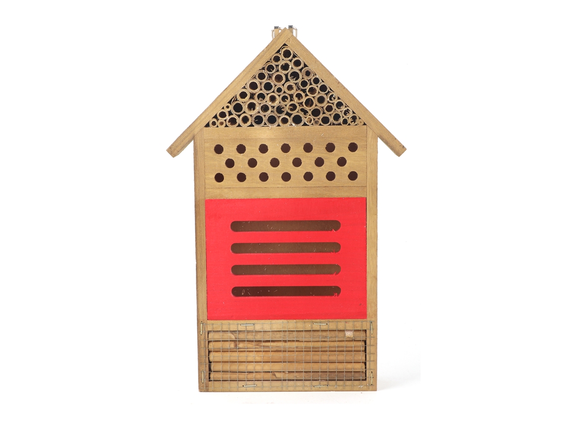 Casa Para Abejas E Insectos Hecha De Madera De Sicomoro Para Decoración De Jardín, Nidos, Hotel