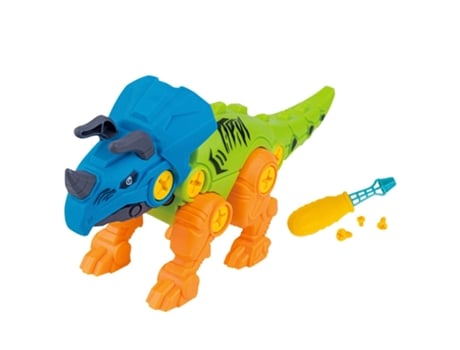 Combinación de Tornillo Y Tuerca Que Ensambla El Juguete Educativo Del Modelo Del Dinosaurio A