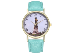 Reloj De Pulsera Analógico De Cuarzo Zhoulianfa Classic Statue, Aleación Moderna